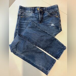 Democracy Dark Blue Jeans with Contrast Stitching